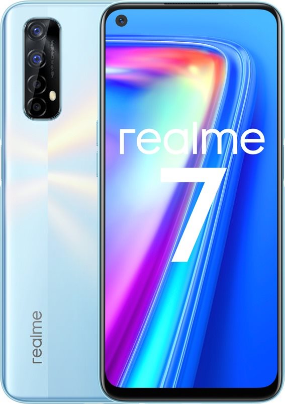 Realme 7 Dual SIM 8 + 128 GB fehér Mobiltelefon