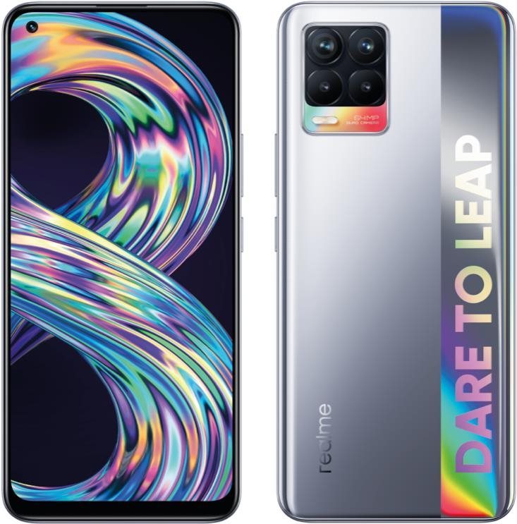 Realme 8 DualSIM 6GB/128GB Silver Mobile Phone