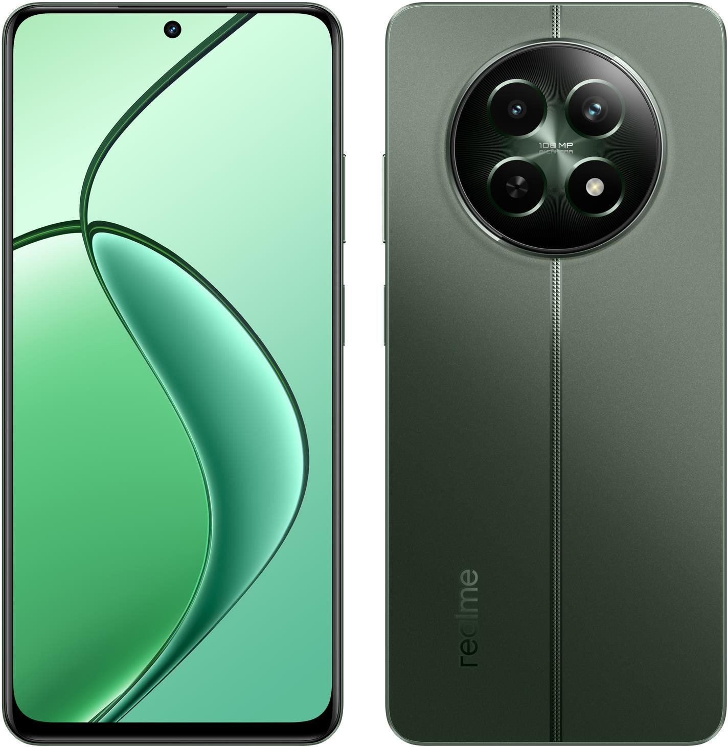 Realme 12 5G 8 GB/256 GB Woodland Green Mobiltelefon