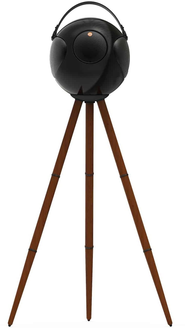 UB+ S2+ Alphorn BT TWS – lesklý čierny s hnedým podstavcom...