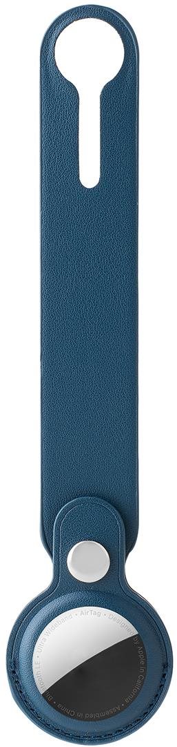 RhinoTech étui en PU avec boucle pour Apple AirTag bleu foncé...