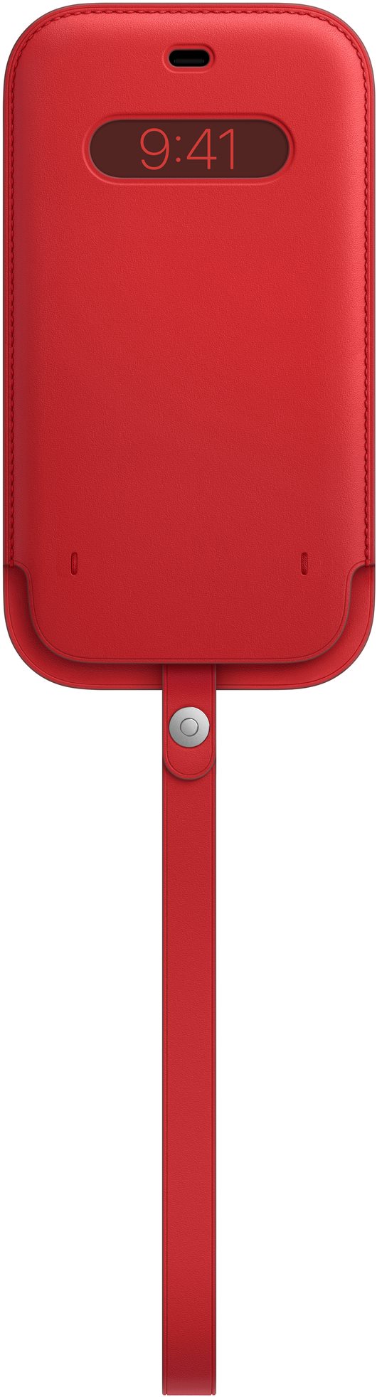 Apple iPhone 12 Pro Max Leather Sleeve with MagSafe (PRODUCT) RED...