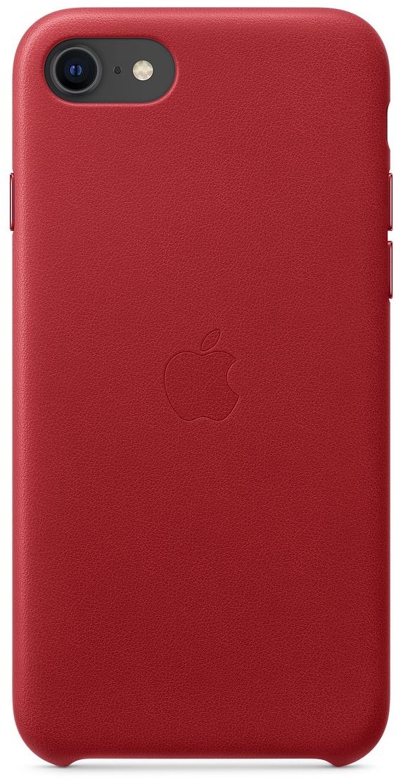 Apple iPhone SE 2020/ 2022 Leather Case, Red Phone Cover