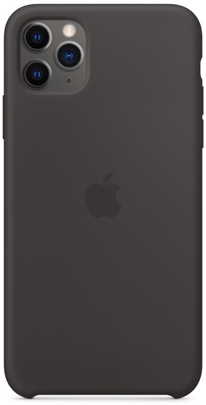 Apple iPhone 11 Pro Max Silicone Cover, Black Phone Cover
