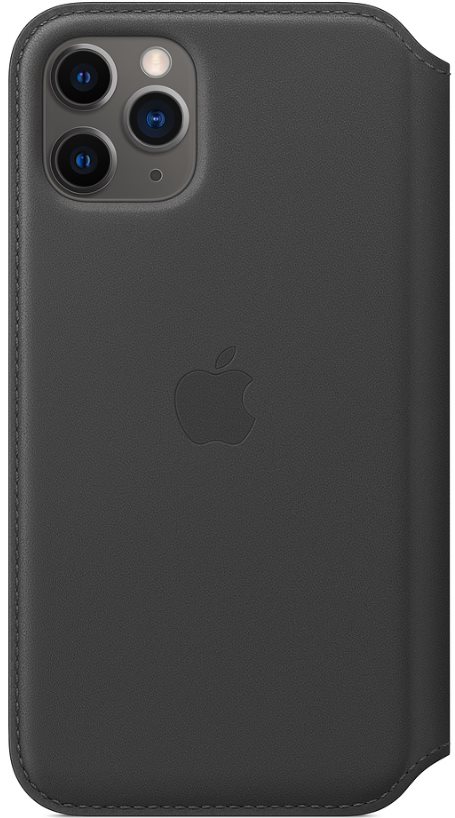 Apple iPhone 11 Pro Leather Folio Case, Black Phone Case