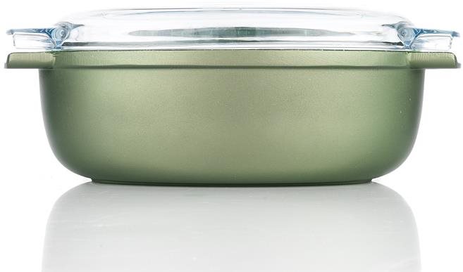 Risoli DR. GREEN Ovális serpenyő fedővel, 36 × 24 cm Serpenyő