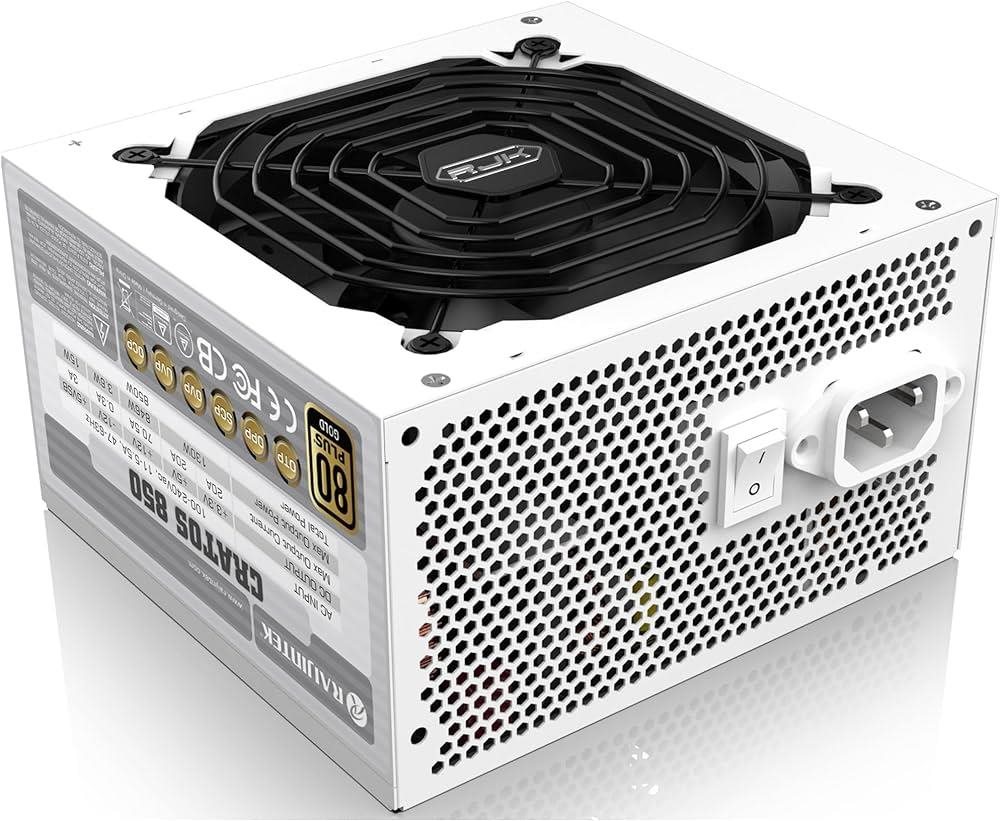 Raijintek CRATOS 850 WHITE PC tápegység