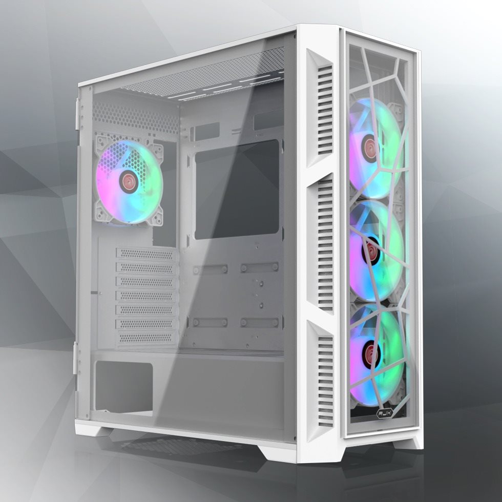 Raijintek PONOS ULTRA WHITE TG4 Számítógépház