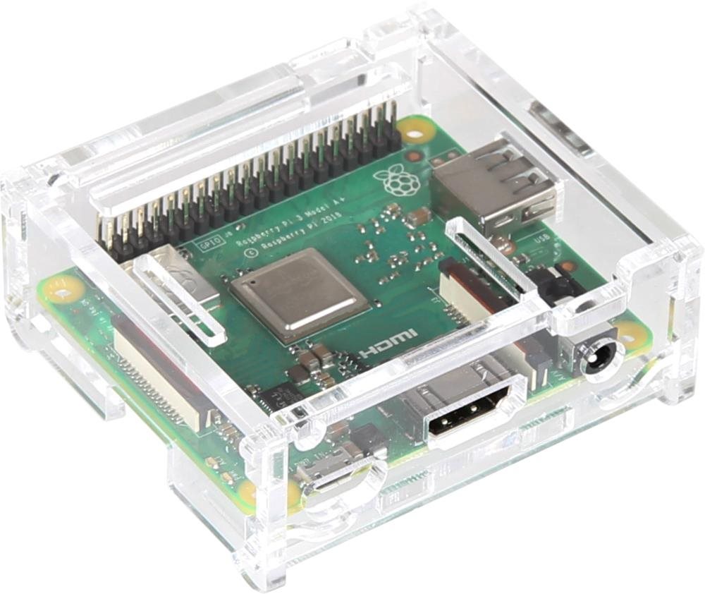 JOY-IT Case Acryl Fan - Raspberry Pi 3A+ Mini számítógép tok