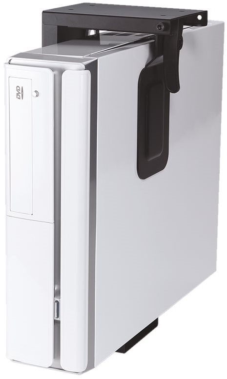 OEM PC-Halterung unter die Tischplatte, schwarz, 10kg PC-Halterung