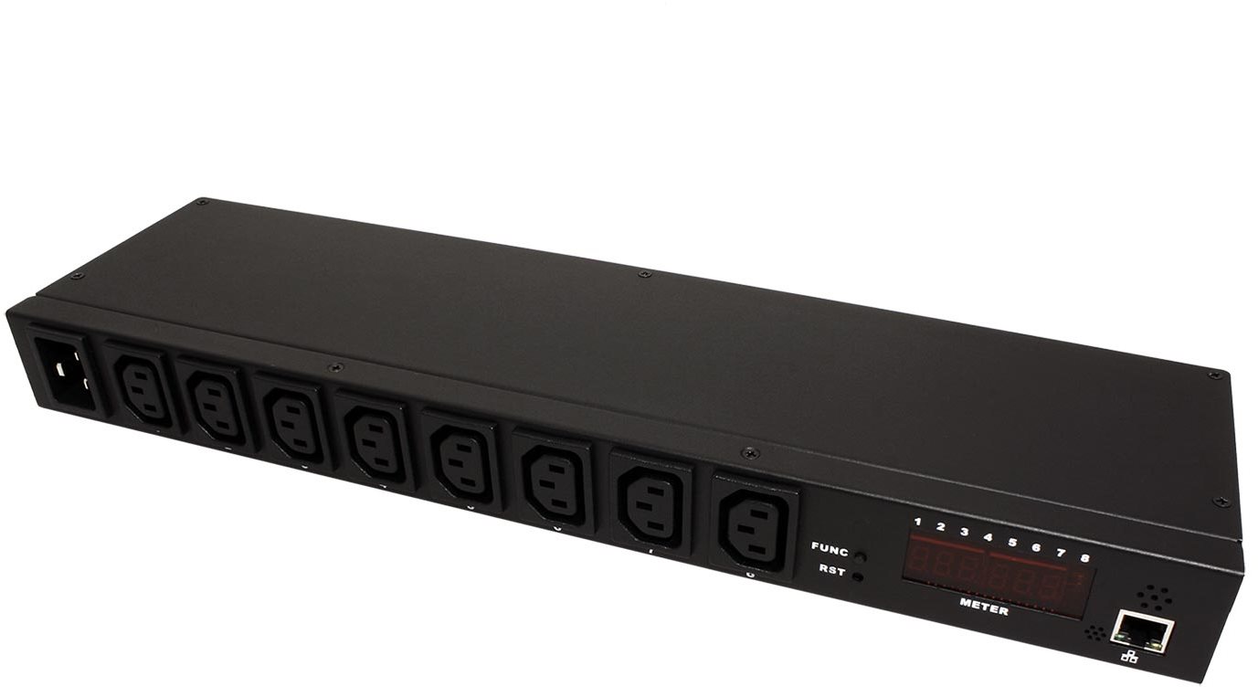 Multiprise OEM 19'', 8 prises, administrable en réseau IP Prise...