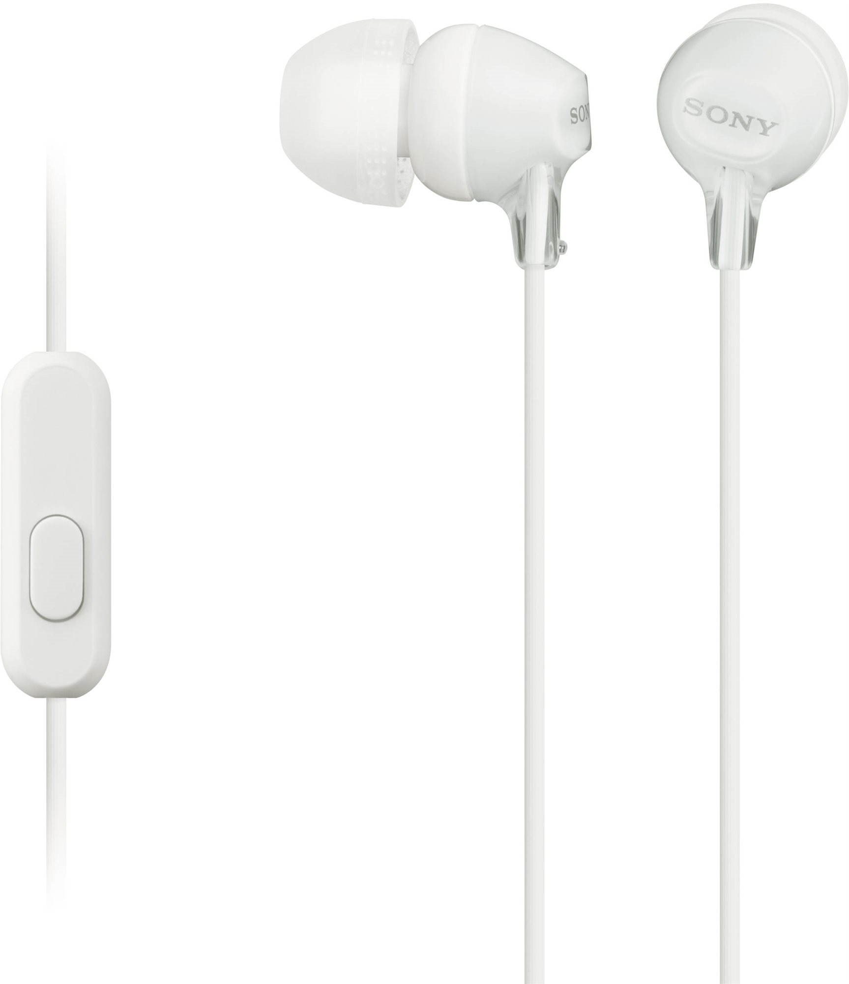 Sony MDR-EX15AP biele Slúchadlá