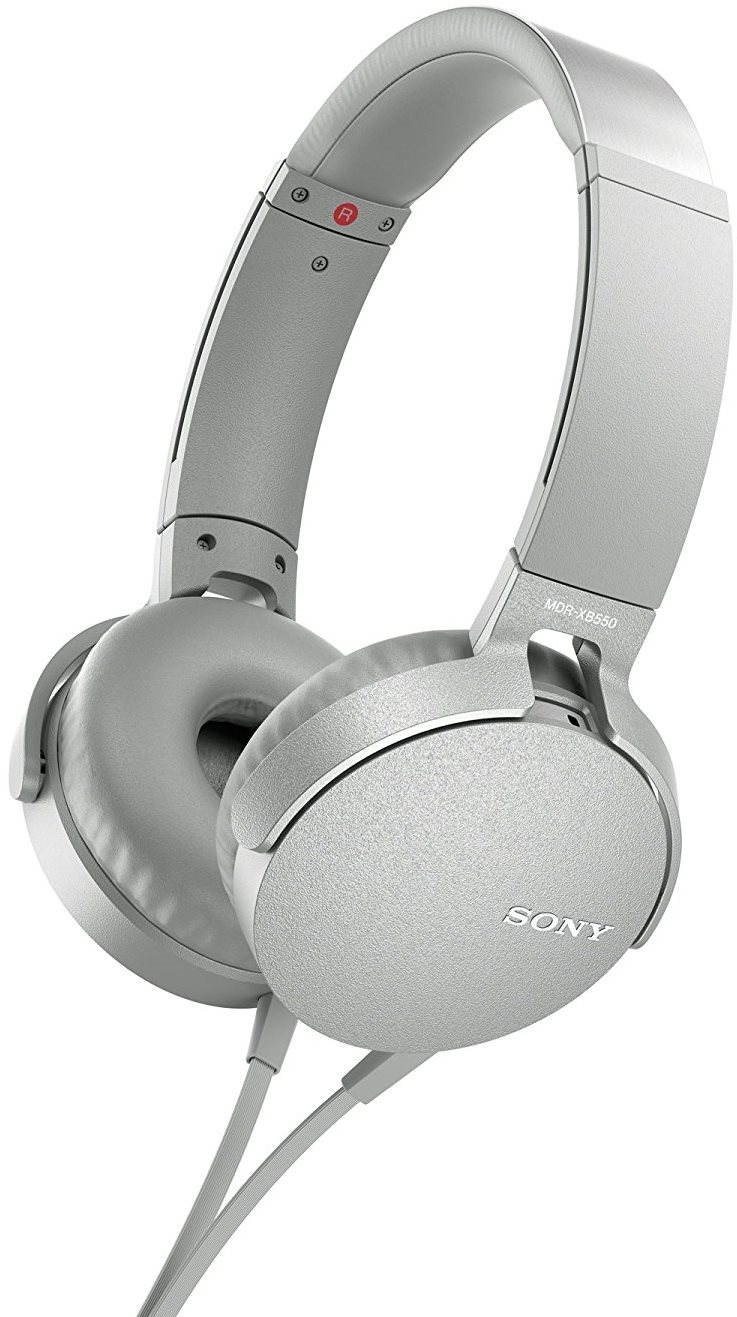 Sony MDR-XB550AP White Headphones