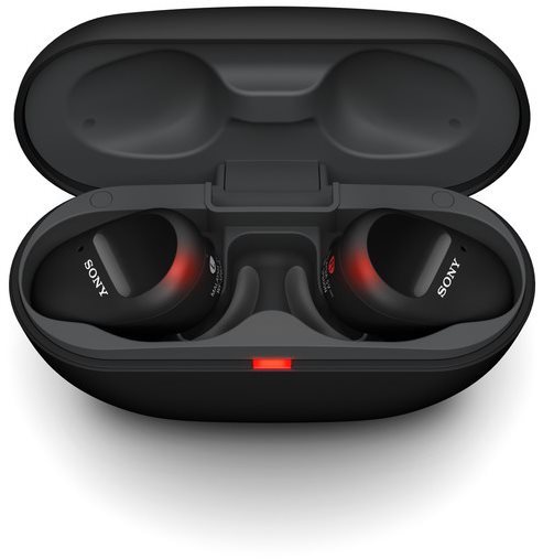 Sony True Wireless WF-SP800N, Black Wireless Headphones