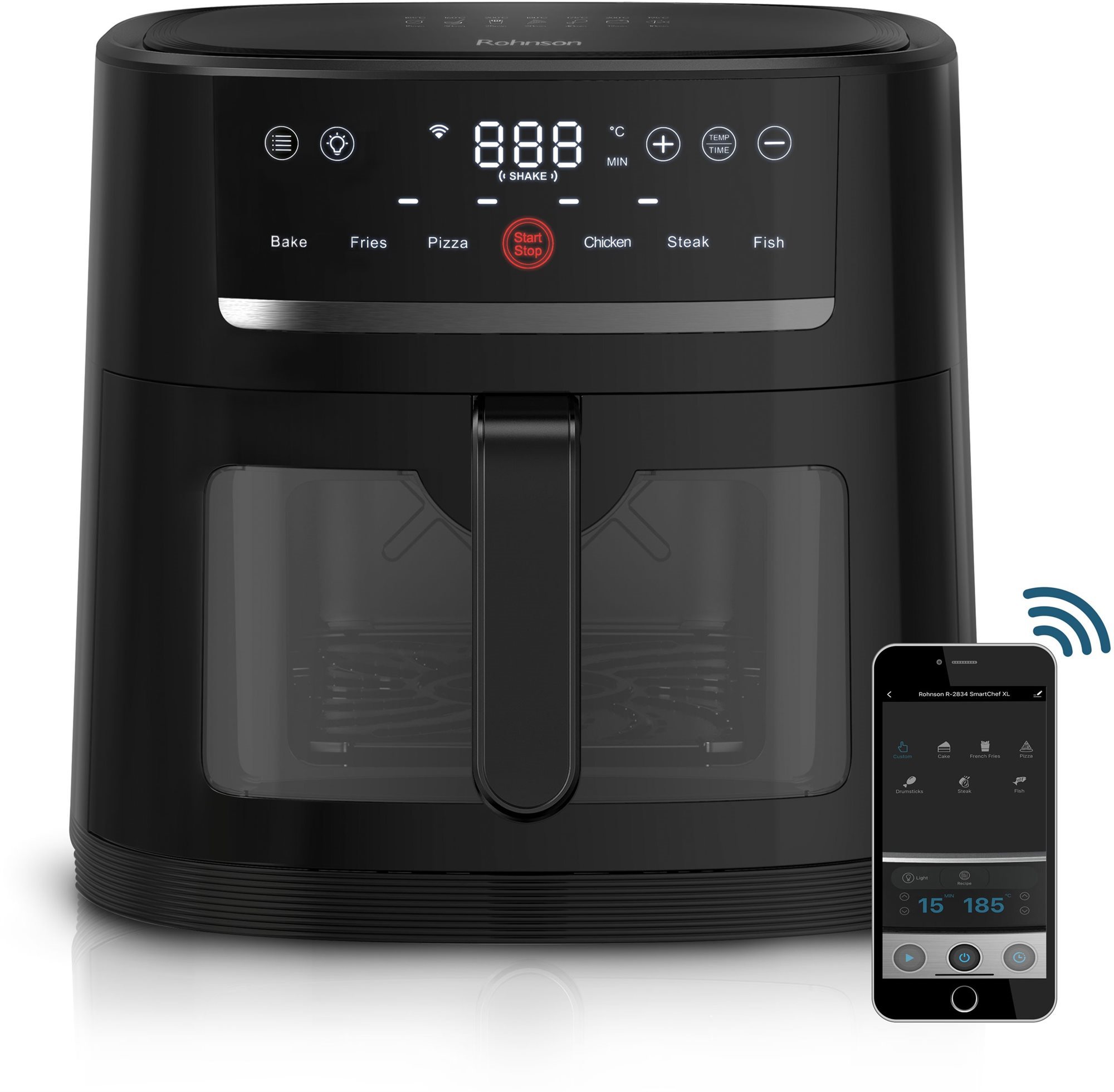 Rohnson R-2834 SmartChef XL Wi-Fi Heißluftfritteuse