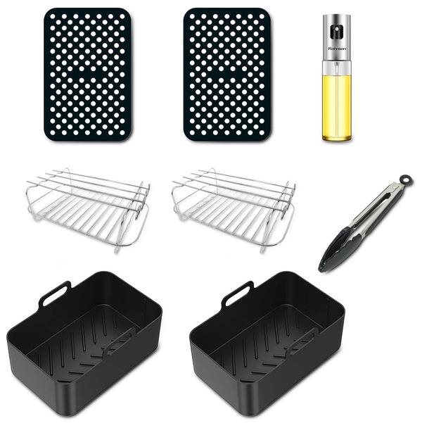 Rohnson AFK05 Zubehörsatz für zwei Körbe 8 Stück, 20 × 13 cm, 2 ×...