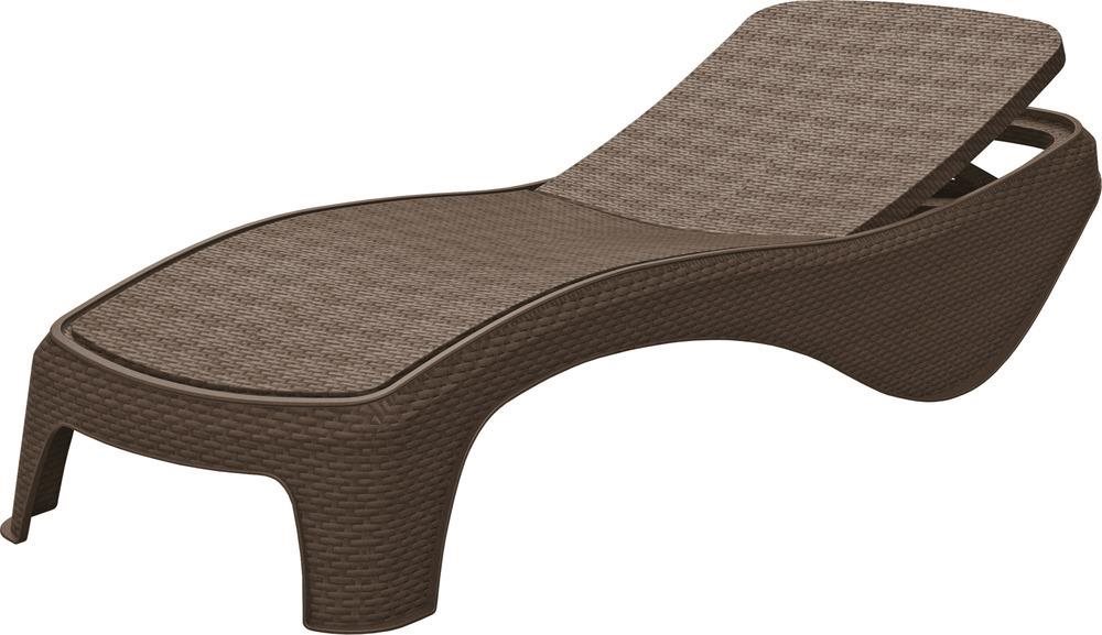 Keter Ležadlo ATLANTIC cappuccino Záhradné lehátko