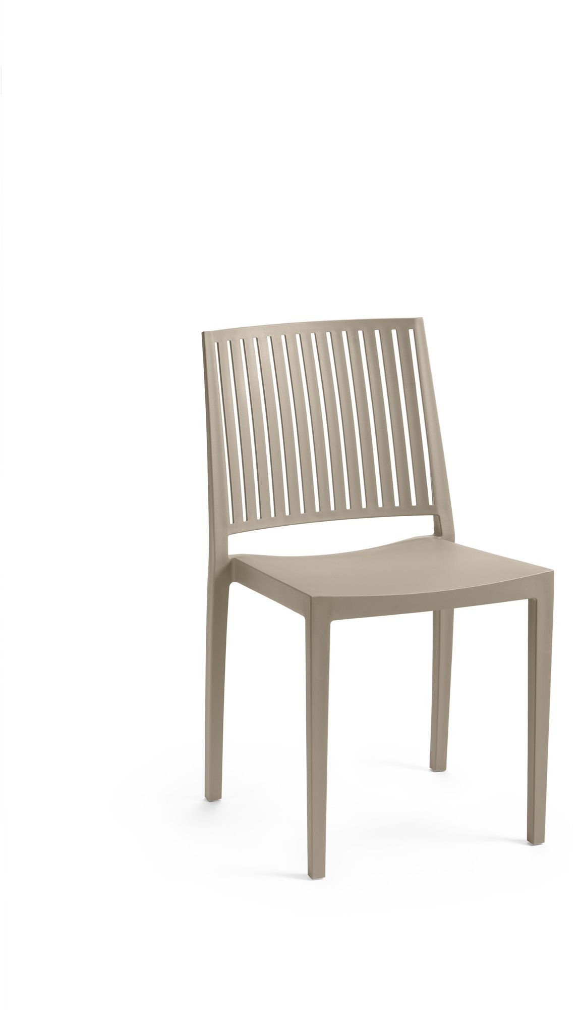 ROJAPLAST Stolička záhradná BARS, taupe Záhradná stolička