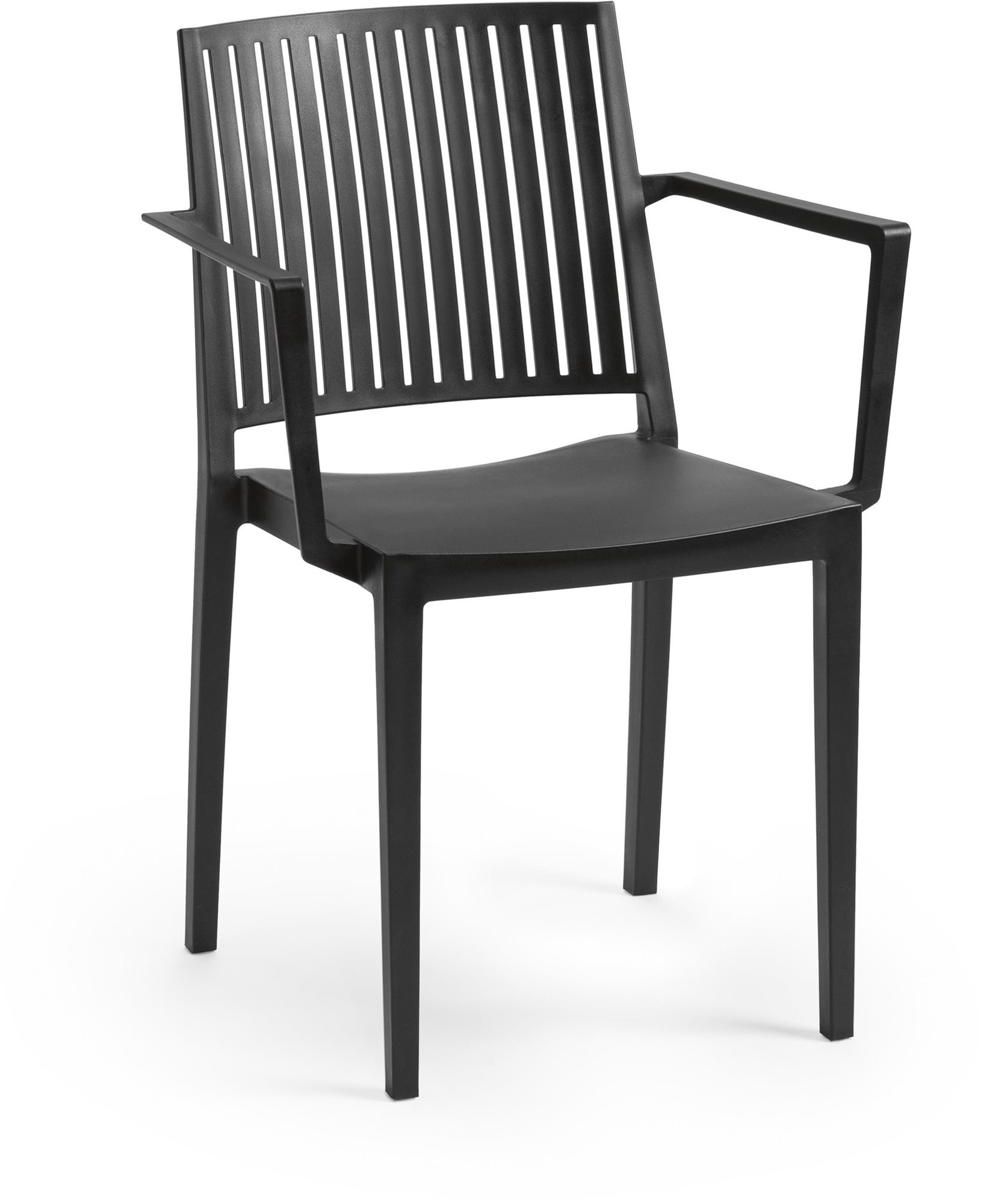 ROJAPLAST BARS ARMCHAIR Kerti szék, fekete Kerti szék