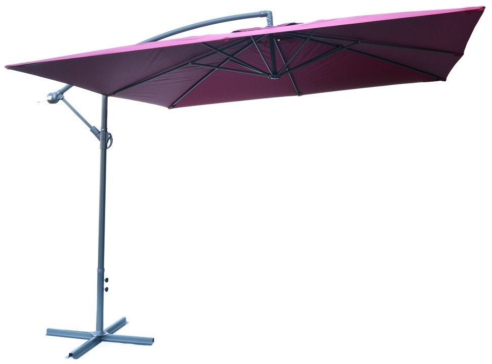 ROJAPLAST Slnečník 8080 270 × 270 cm bordový Slnečník