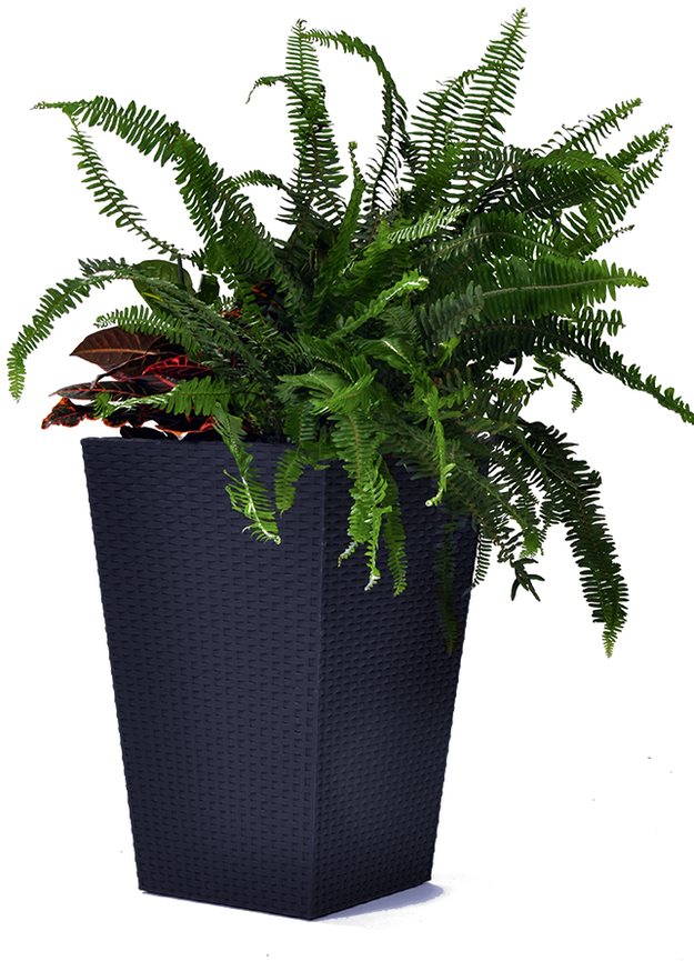 KETER RATTAN PLANTER M Kaspó