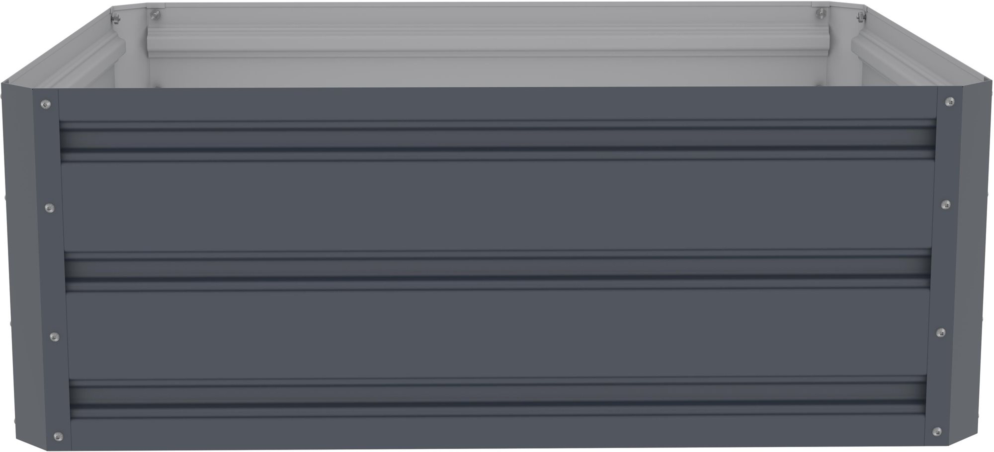 ROJAPLAST Záhon vyvýšený plechový 80 × 60 cm Vyvýšený záhon