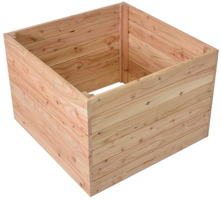 Rojaplast Premium smrekovec, 70 × 70 × 50 cm Vyvýšený záhon