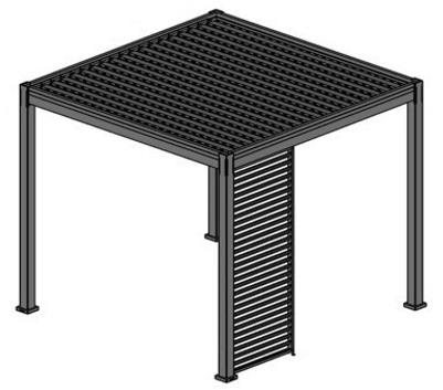 ROJAPLAST Panel zatienenia horizontálny pre bioklimatickú pergolu 1...