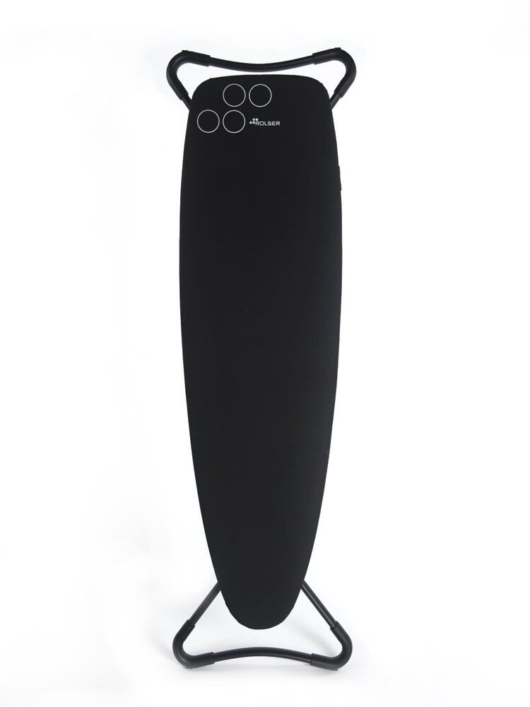 Rolser Bügeltisch K-Surf Black Tube 130 x 37 cm- schwarz Bügelbrett