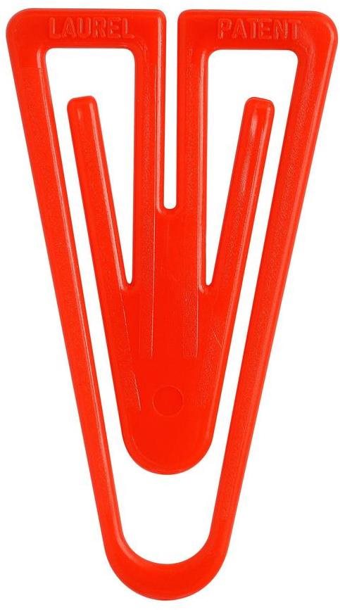RON 624 60 mm plastové, tvar V - balenie 30 ks Kancelárske spinky