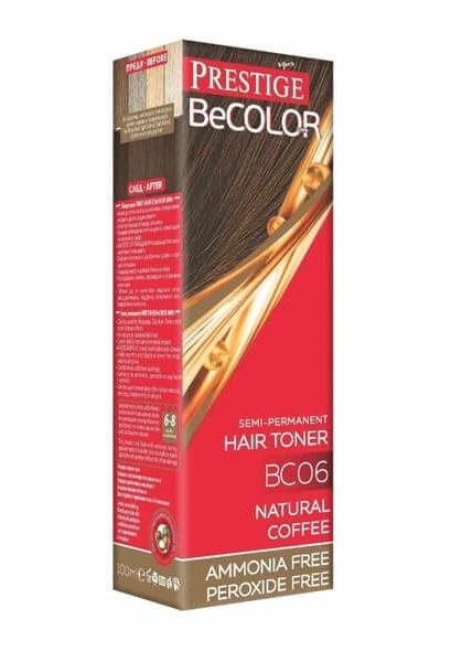 Prestige Be Color Semi-permanentná BC06 prírodná káva 100 ml Farba...