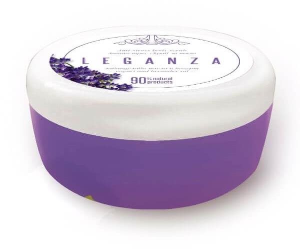 Leganza Telový peeling s levanduľovým olejom a jogurtom 200 ml...