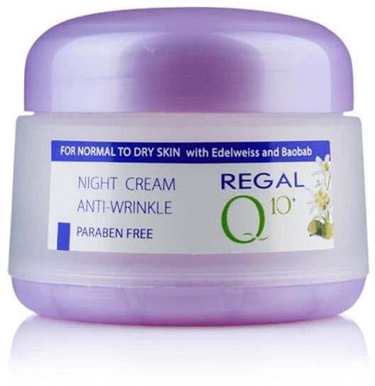 Regal Q10 Edelweiss antioxidačný nočný pleťový krém 50 ml Krém na...