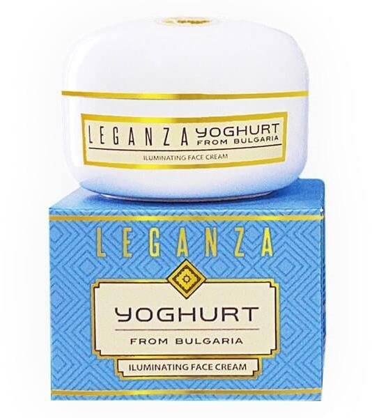 Leganza rozjasňujúci krém na tvár s jogurtom 45 ml Krém na tvár