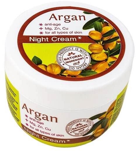 Argan nočný vyživujúci krém 100 ml Krém na tvár