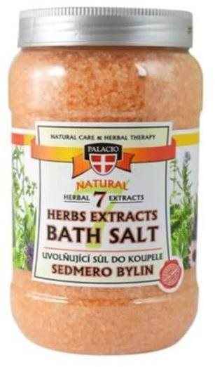 Herbal Therapy Sedmoro bylín soľ kúpeľ, 1200 g Soľ do kúpeľa