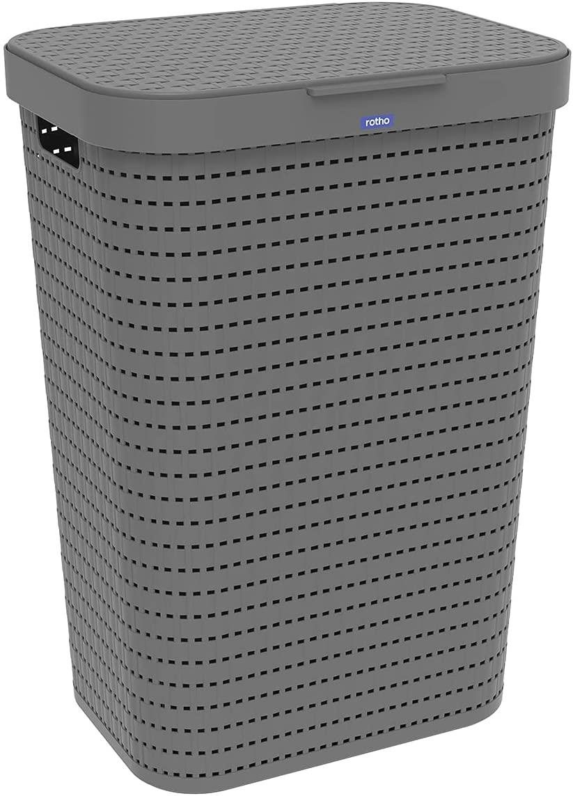 Rotho COUNTRY 55 l anthrazit Wäschekorb