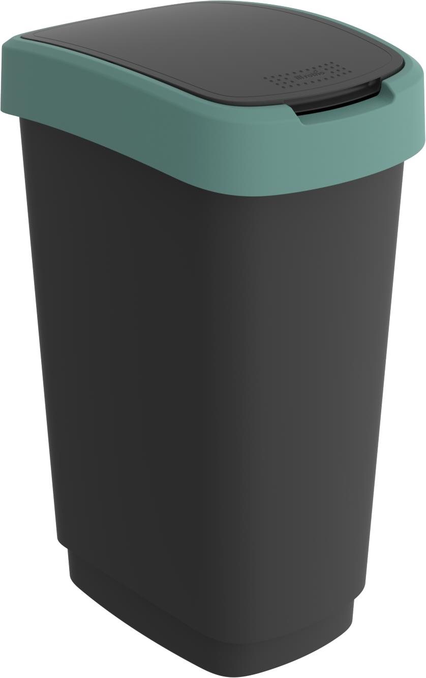 Rotho SWING TWIST - 50l, zöld Szemetes
