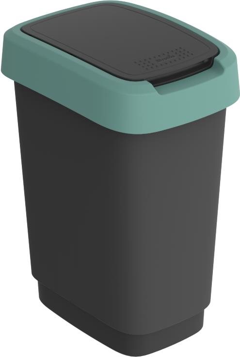 Rotho SWING TWIST 10 l grün Mülleimer