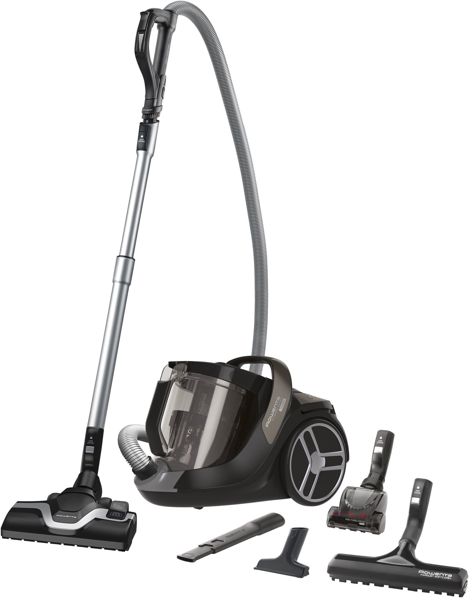 Rowenta RO7260EA Silence Force Cyclonic Animal Care Bagless Vacuum...
