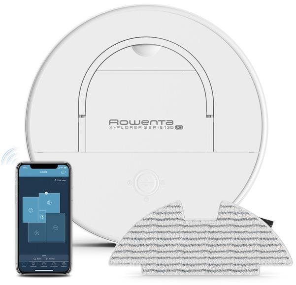Rowenta RR9077WH X-PLORER S130 AI Animal & Allergy 4in1 Robotporszívó