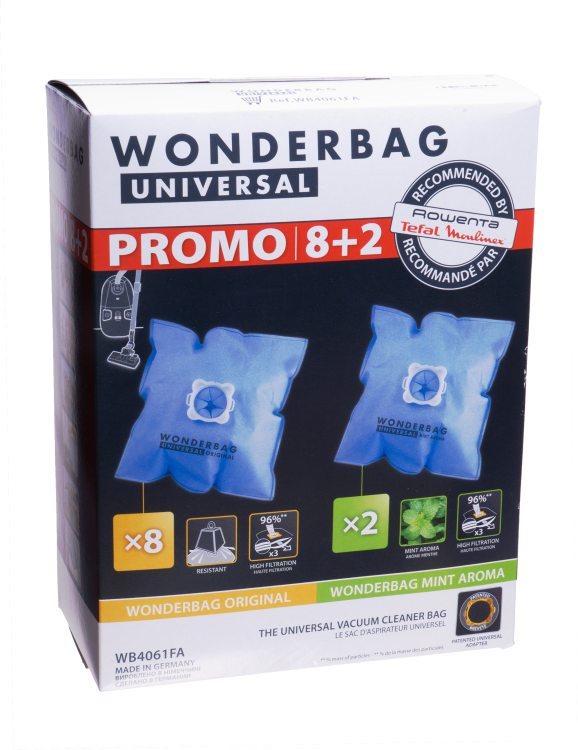 Rowenta WB4061FA Wonderbag Universal Vacuum Cleaner Bags