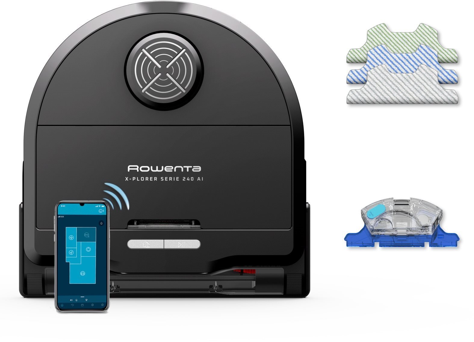 Rowenta RR9675WH X-PLORER S240 AI Animal 8000PA Robotický vysavač