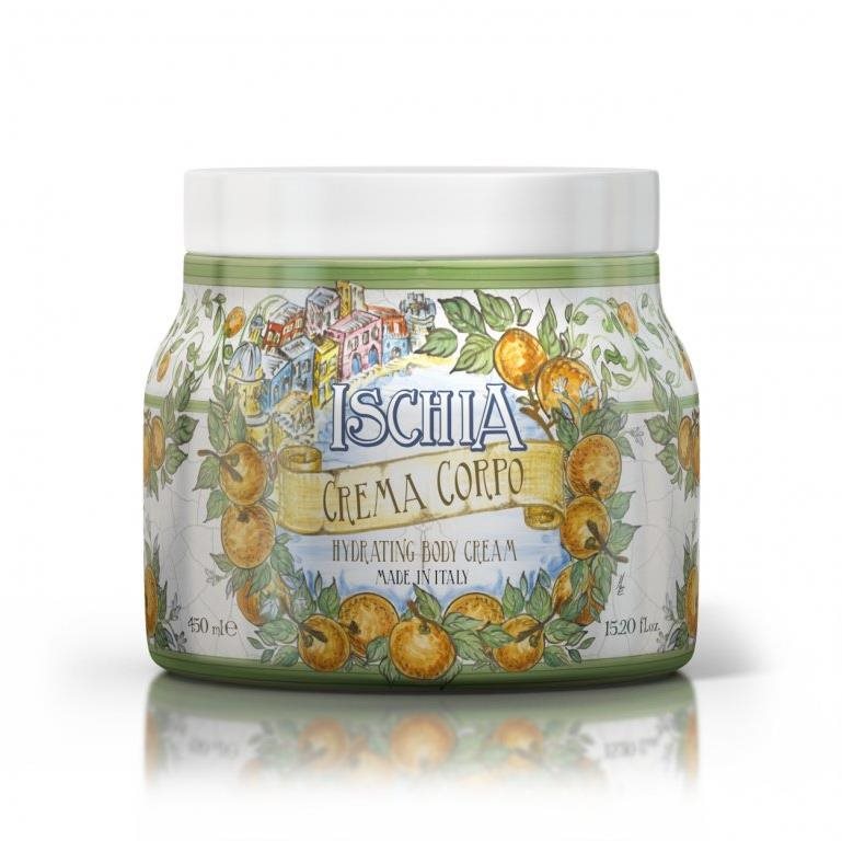 Rudy Profumi Hydratační tělový krém ISCHIA, 450 ml Tělový krém