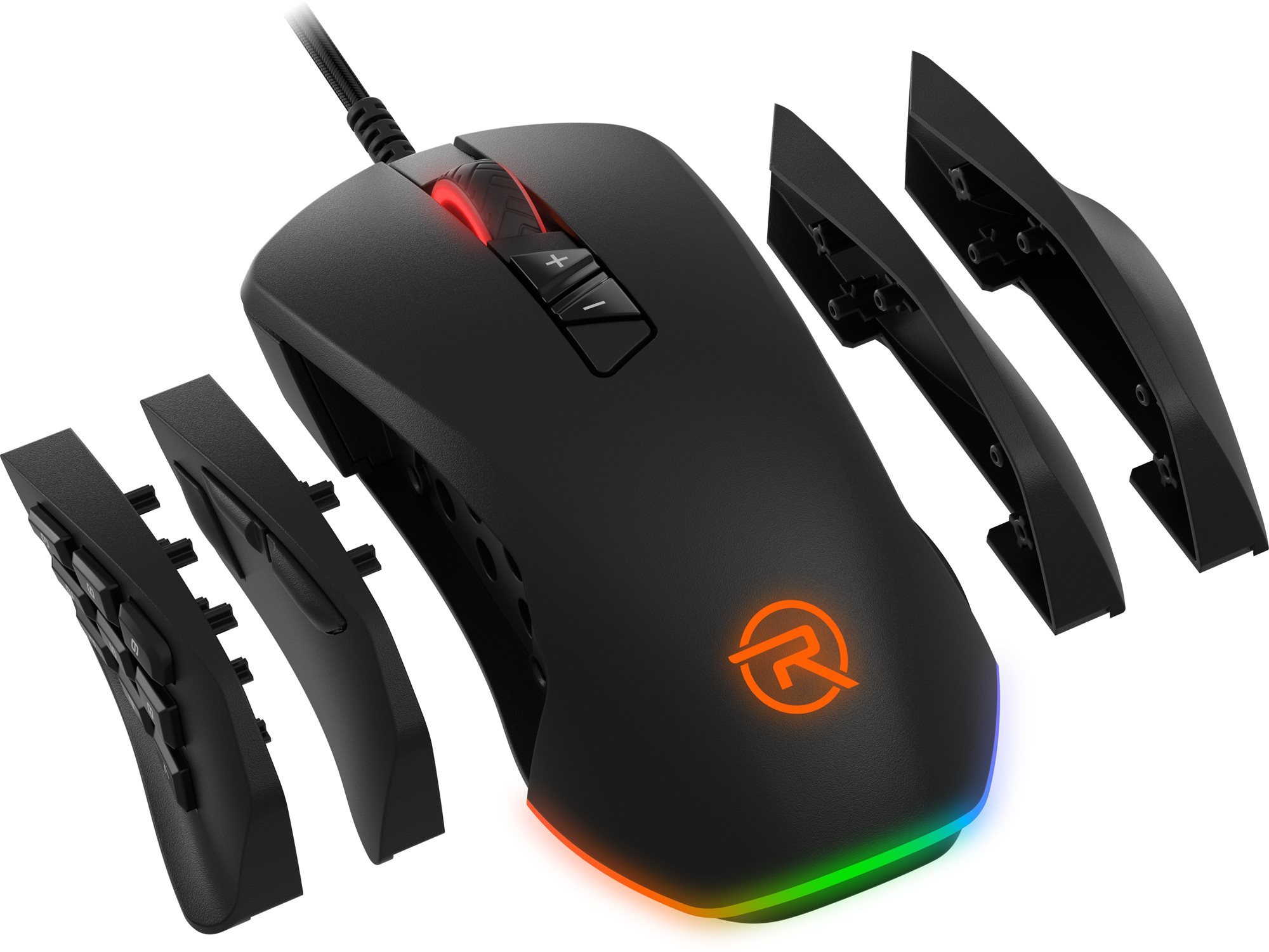 Rapture ANACONDA fekete Gamer egér