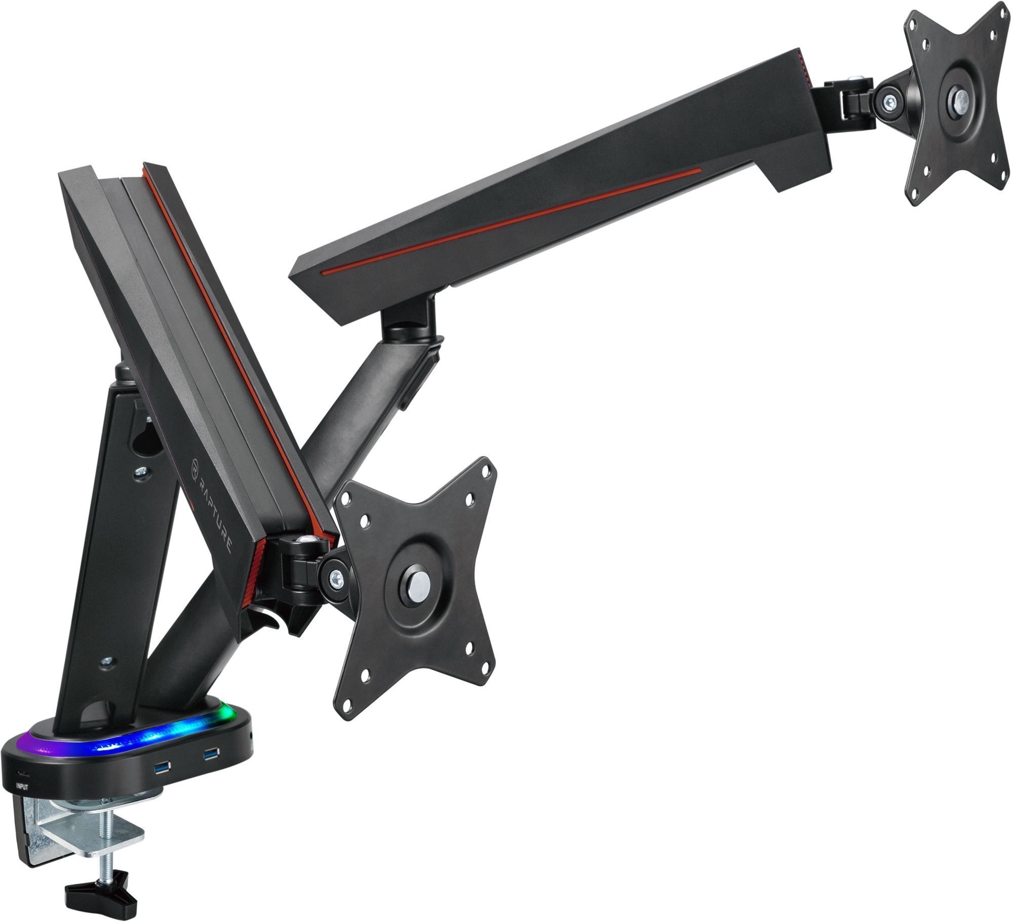 Rapture Monitor Arm BLACKOUT DXL čierny Držiak na monitor