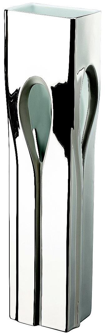 ROSENTHAL LAPP ZAHA HADID platinová, 45 cm Váza
