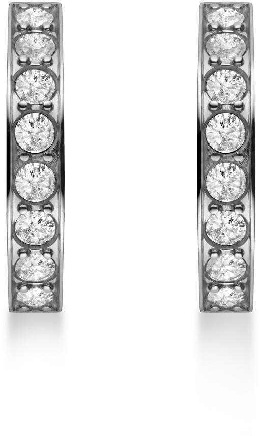 Rosefield Crystal Hoops Silver 16 mm, JECHS-J572 Náušnice