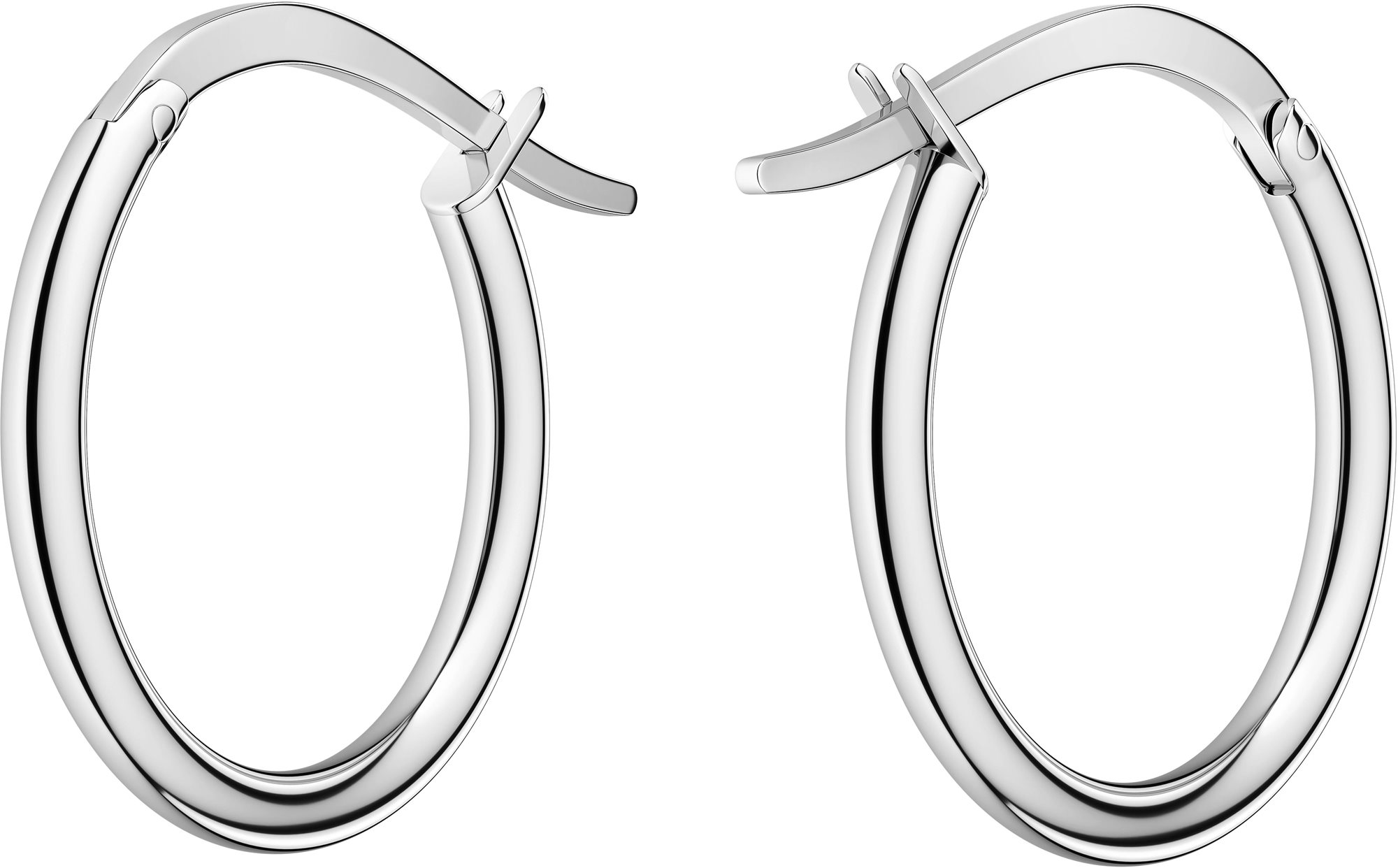 Rosefield Large Hoops Silver 18 mm, JELHS-J584 Náušnice