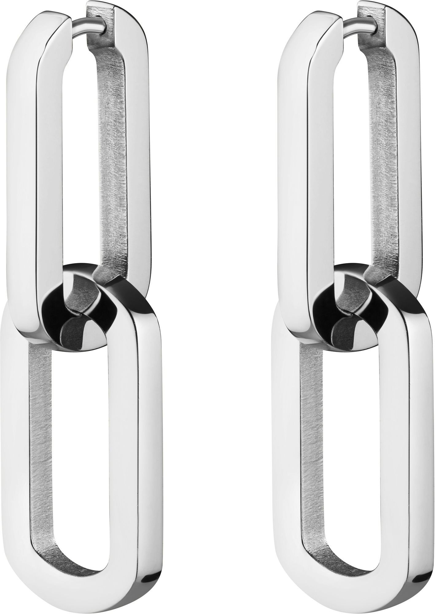 Rosefield Dual Hoops Silver 17,7 × 9,7 mm, JEDHS-J586 Náušnice